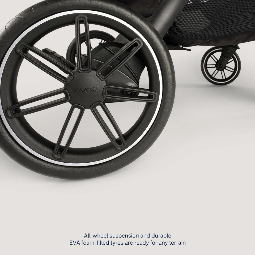 Nuna TRVL DUBL Pushchair - Caviar - Image 11