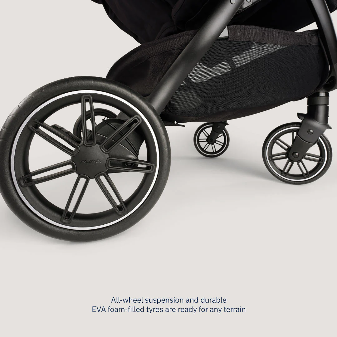 Nuna TRVL DUBL Pushchair - Caviar - Image 12