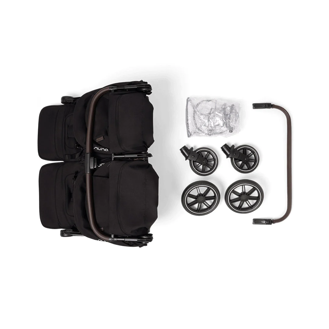Nuna TRVL DUBL Pushchair - Caviar - Image 22