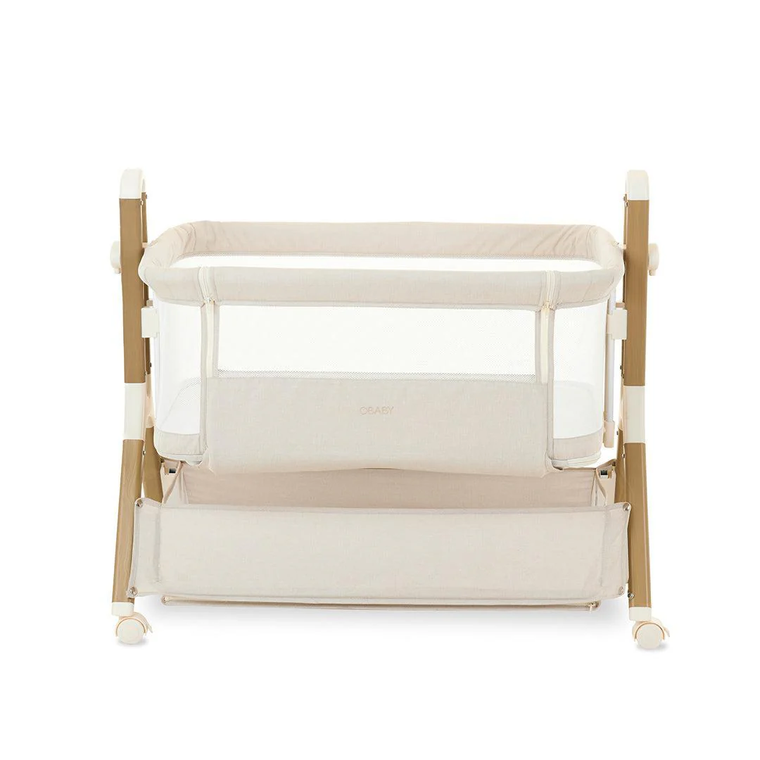 Obaby Cloud Bedside Crib - Oatmeal - Image 10