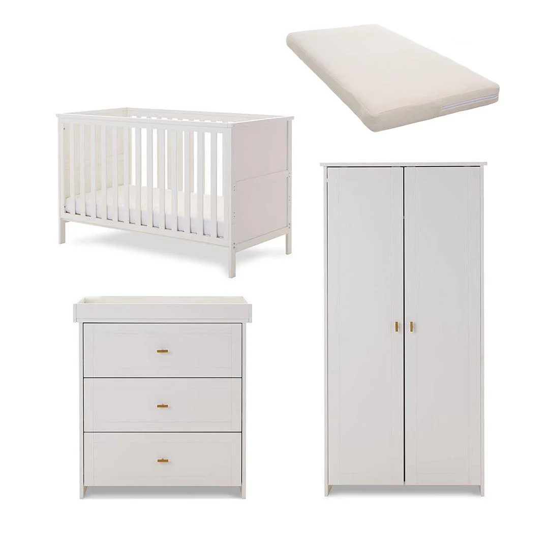 Obaby Evie 3 Piece Room Set - White - Image 9
