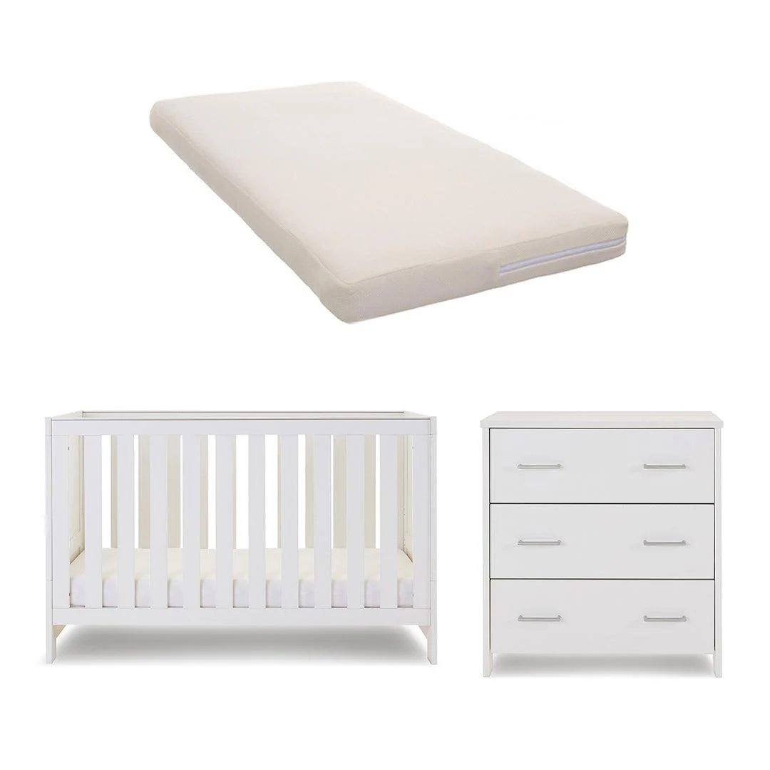 Obaby Nika 2 Piece Room Set - White Wash - Image 11