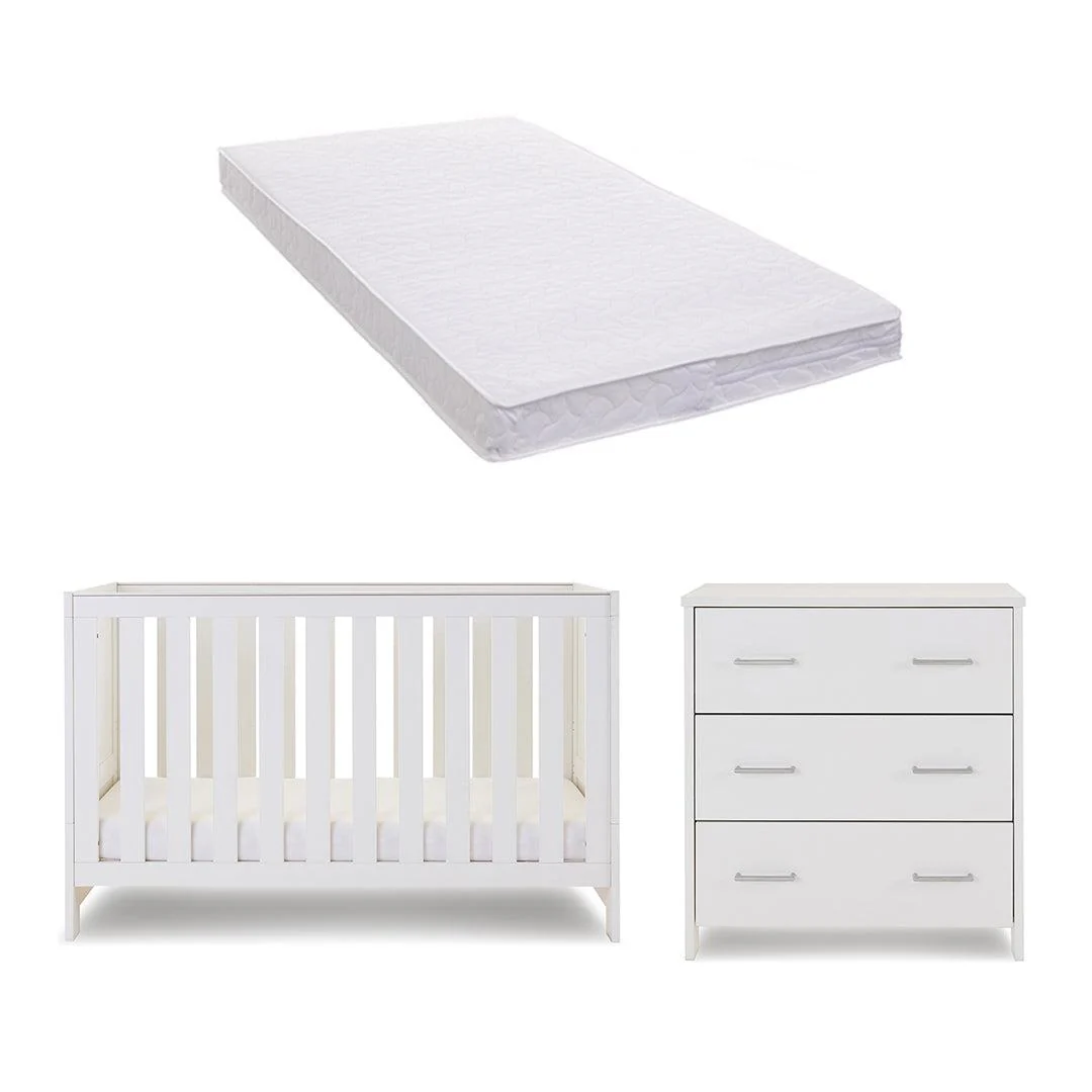 Obaby Nika 2 Piece Room Set - White Wash - Image 9