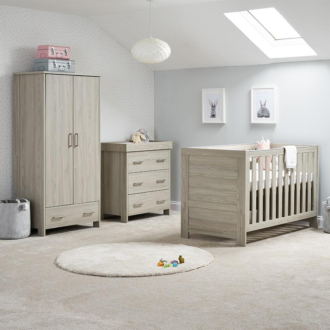 Obaby Nika 3 Piece Room Set - Grey Wash - Image 2
