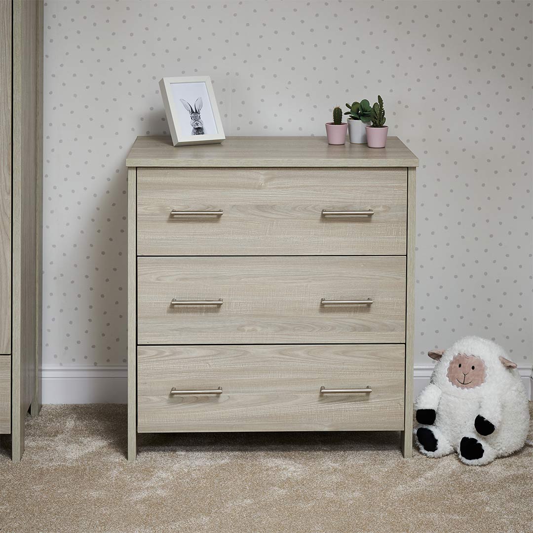 Obaby Nika 3 Piece Room Set - Grey Wash - Image 6