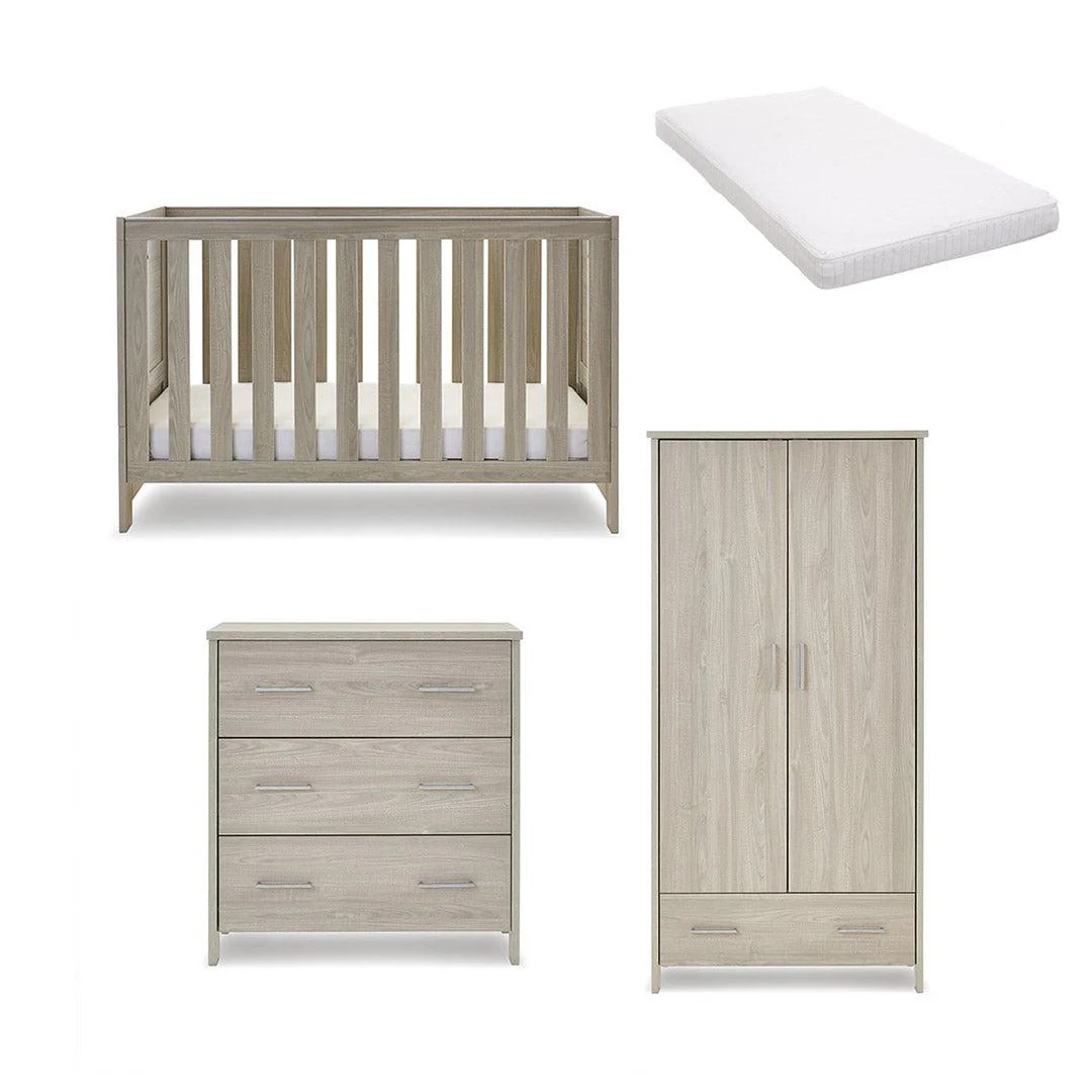 Obaby Nika 3 Piece Room Set - Grey Wash - Image 9