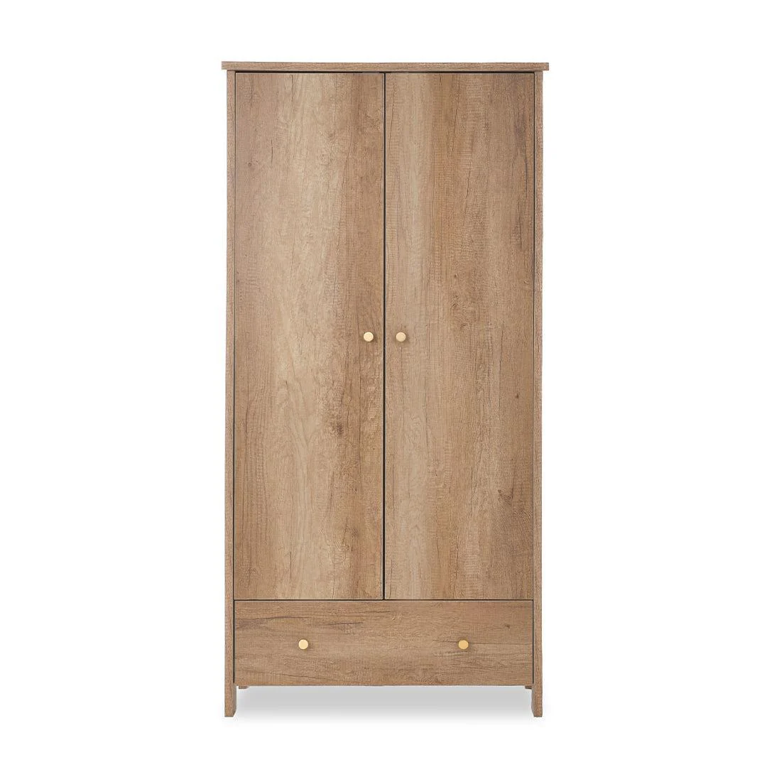 Obaby Nika Double Wardrobe - Oak