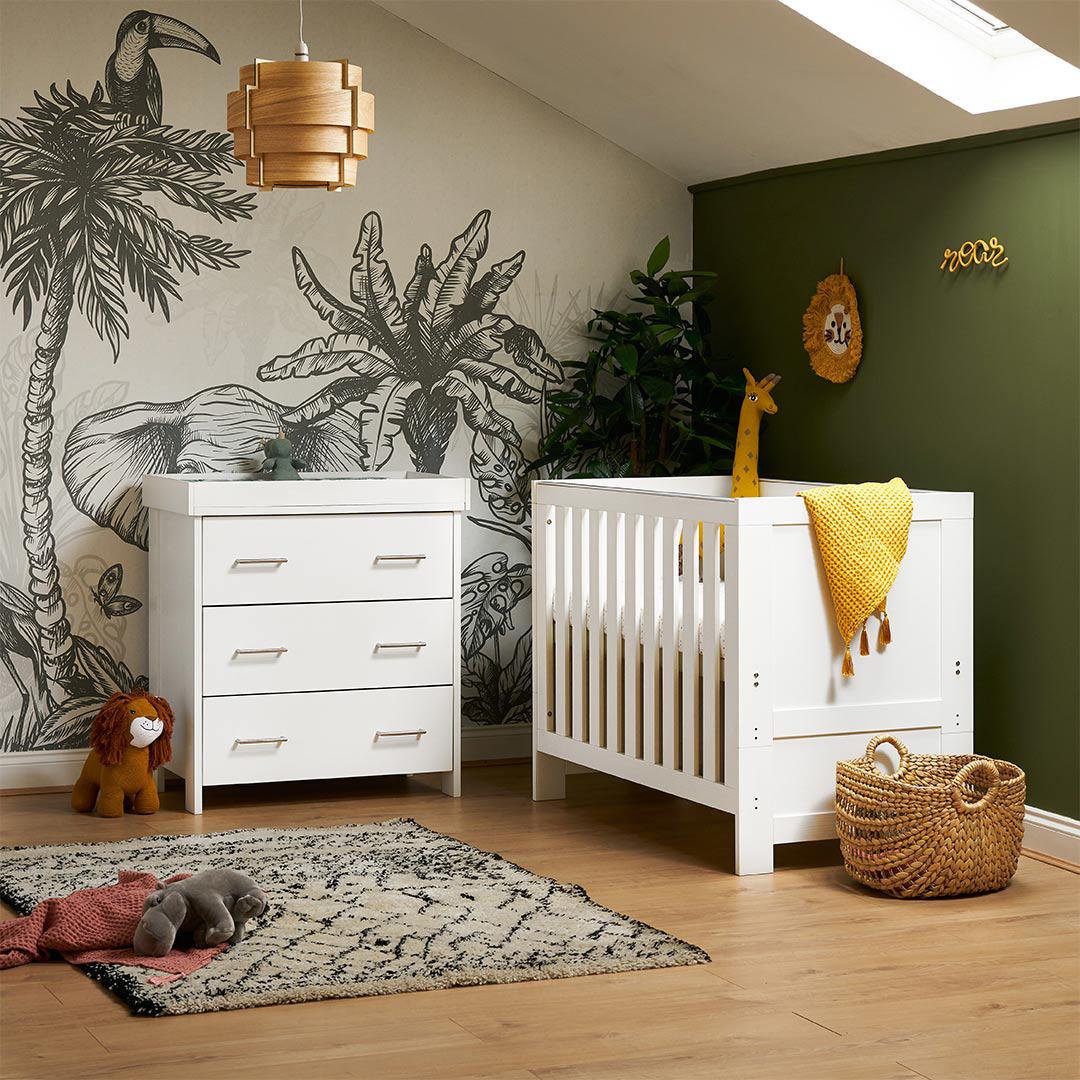Obaby Nika Mini 2 Piece Room Set - White Wash - Image 2