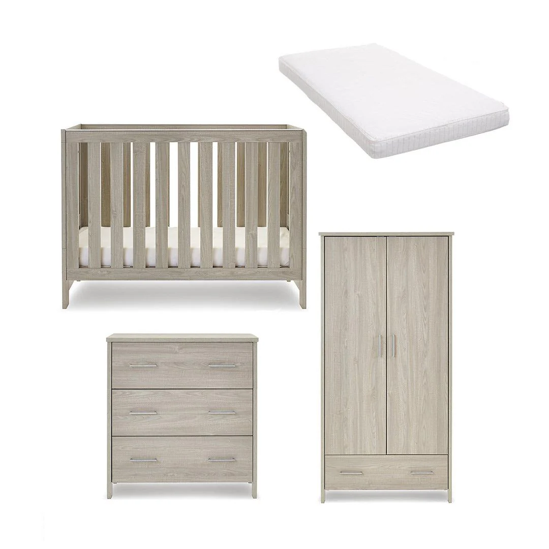 Obaby Nika Mini 3 Piece Room Set - Grey Wash - Image 4
