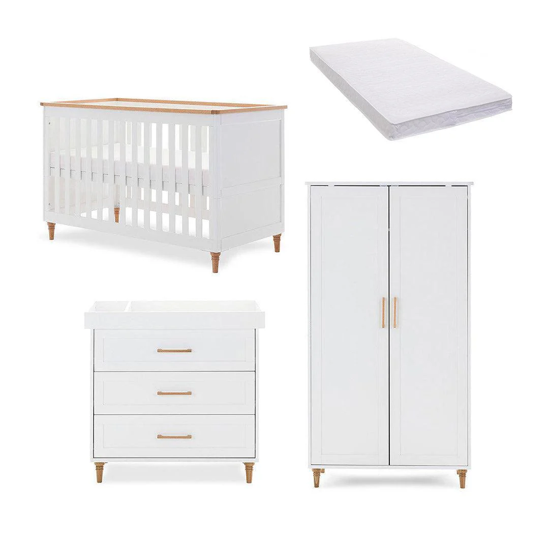 Obaby Orla 3 Piece Room Set - White - Image 18