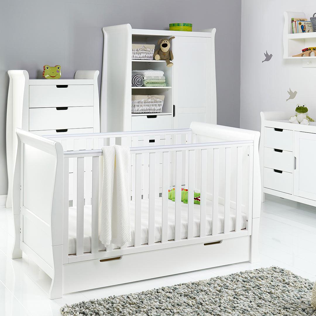 Obaby Stamford Classic 4 Piece Room Set - White - Image 2