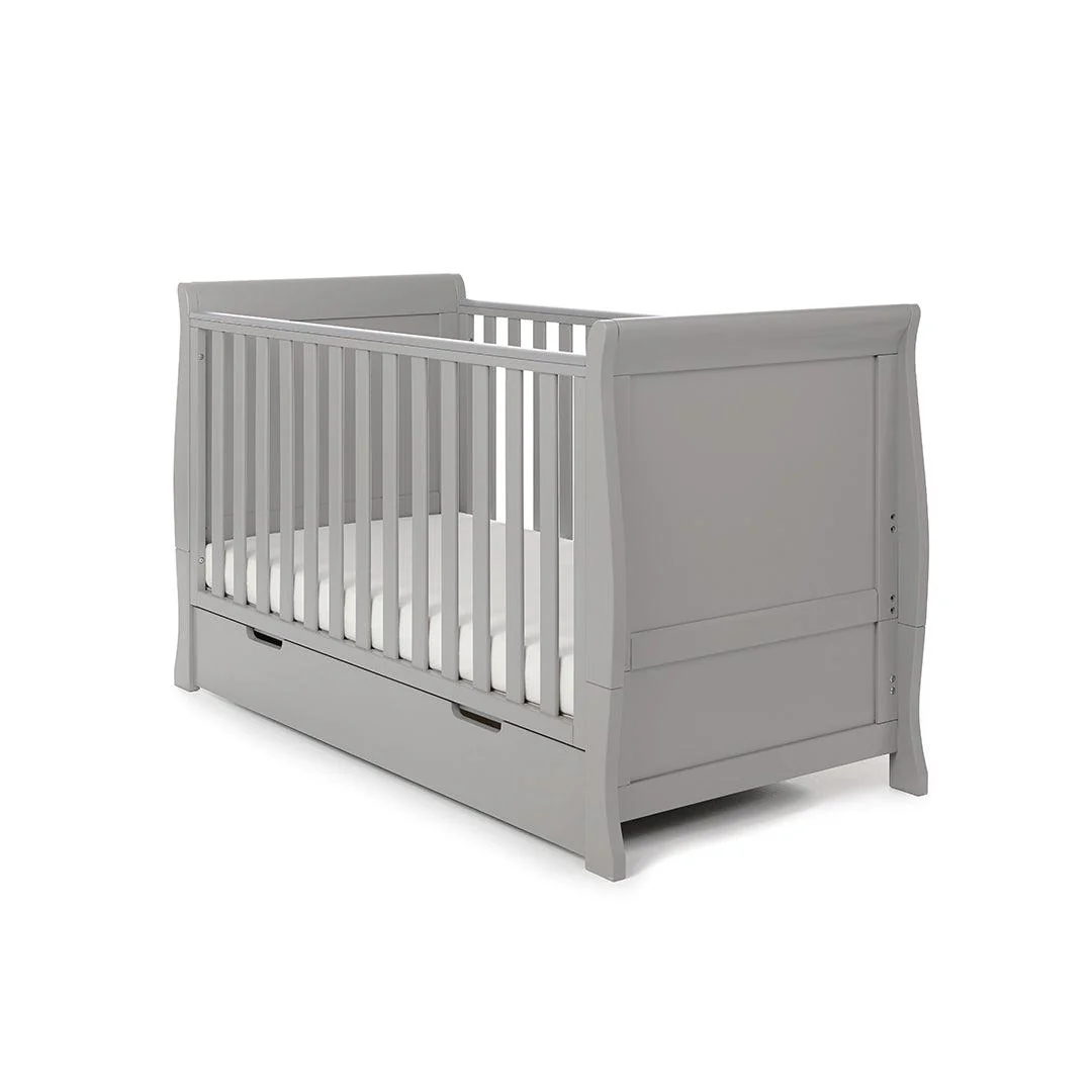 Obaby Stamford Classic Cot Bed - Warm Grey - Image 7