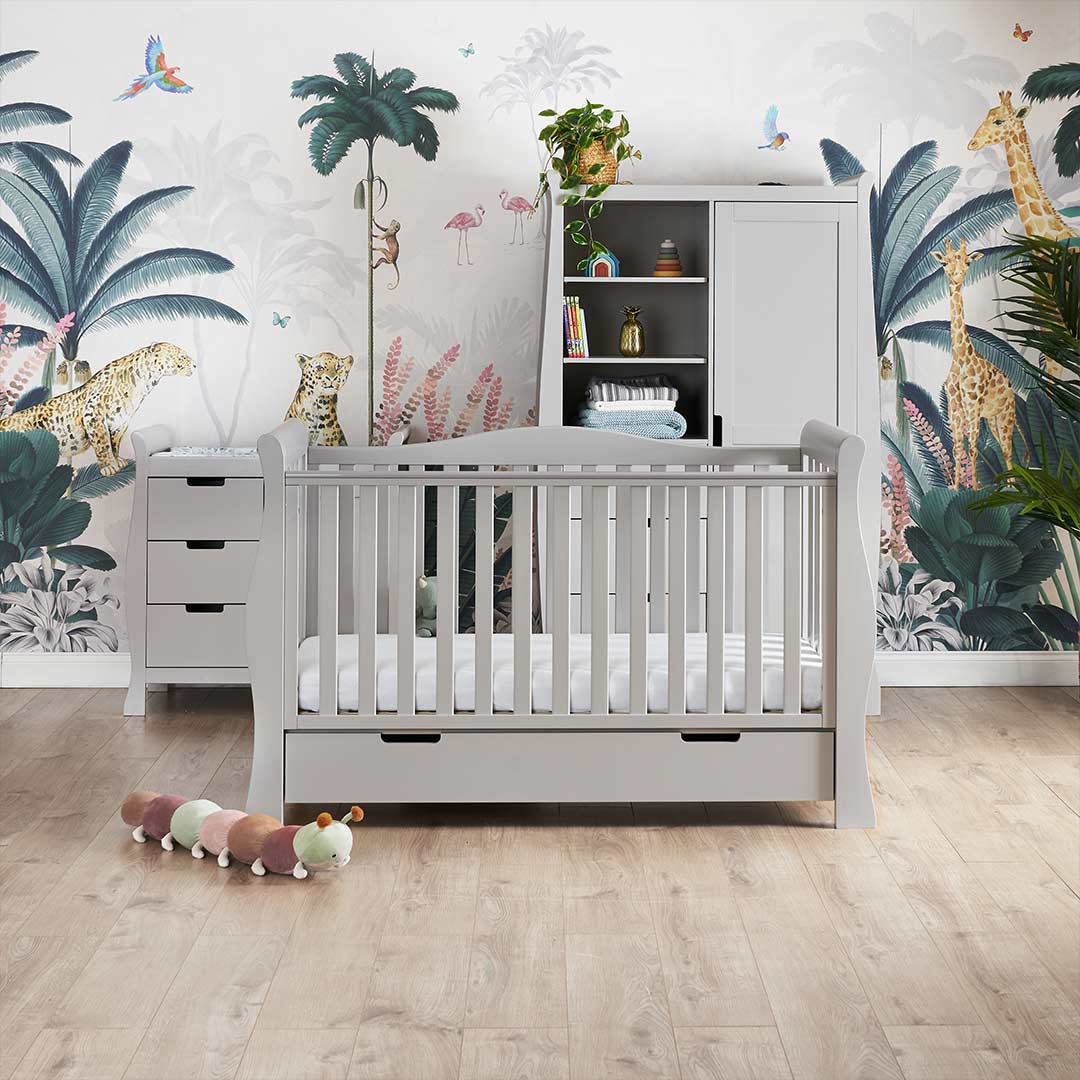 Obaby Stamford Luxe 3 Piece Room Set - Warm Grey - Image 2