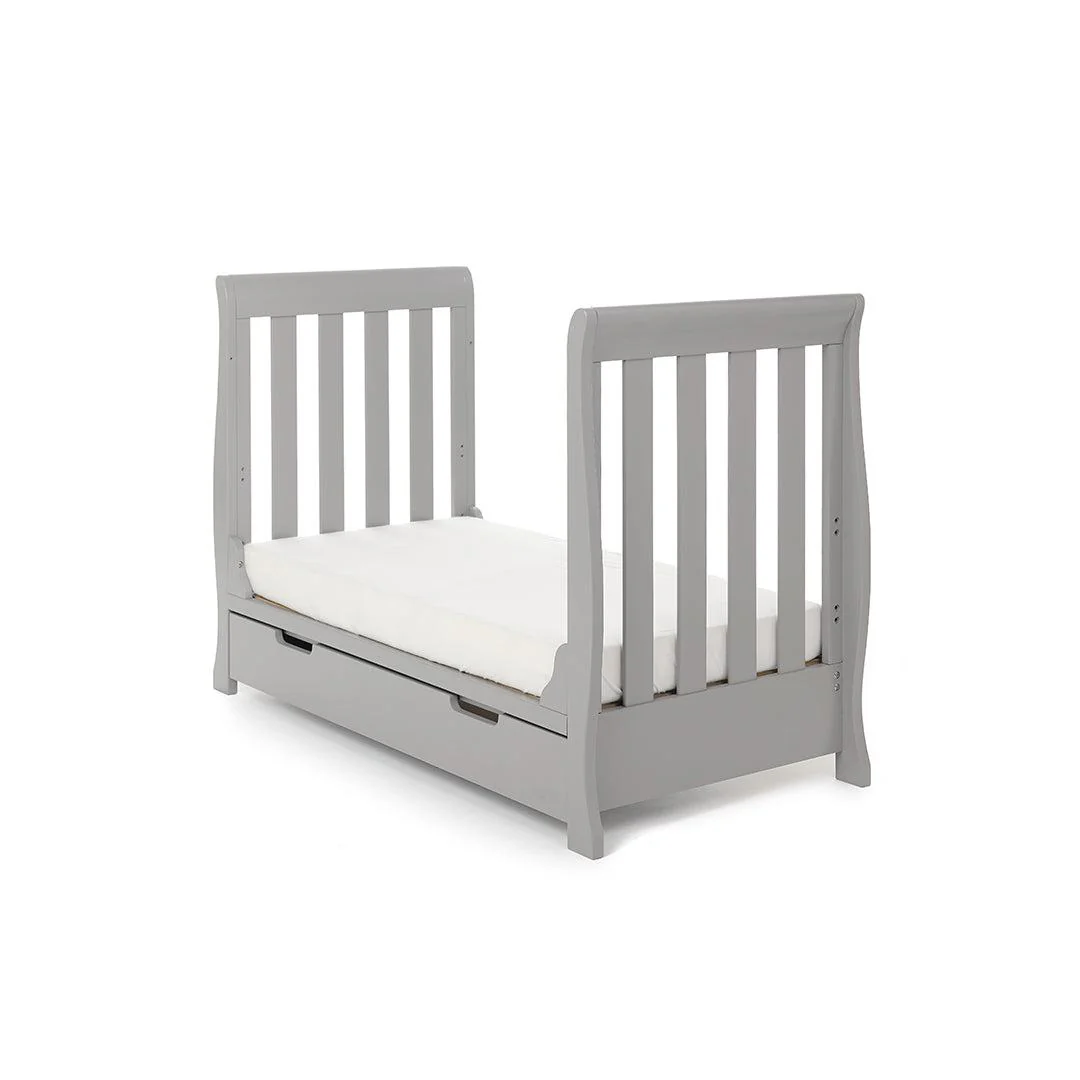 Obaby Stamford Mini Cot Bed - Warm Grey - Image 7