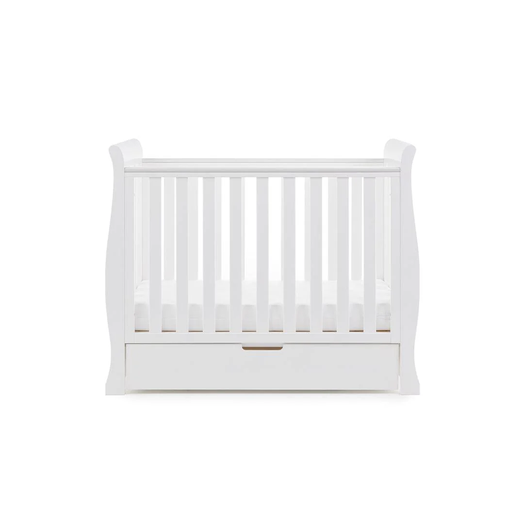 Obaby Stamford Space Saver Cot - White