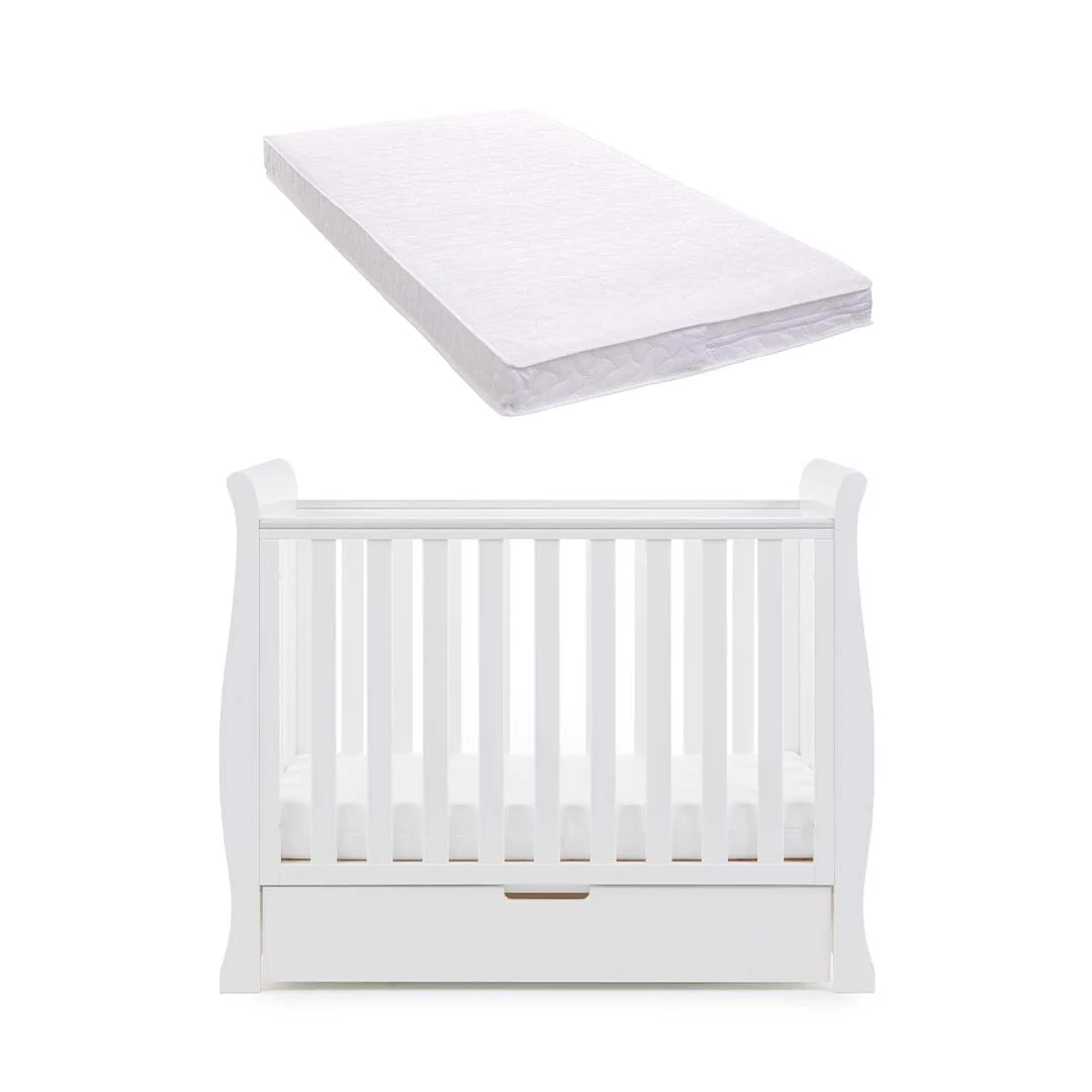 Obaby Stamford Space Saver Cot - White - Image 10