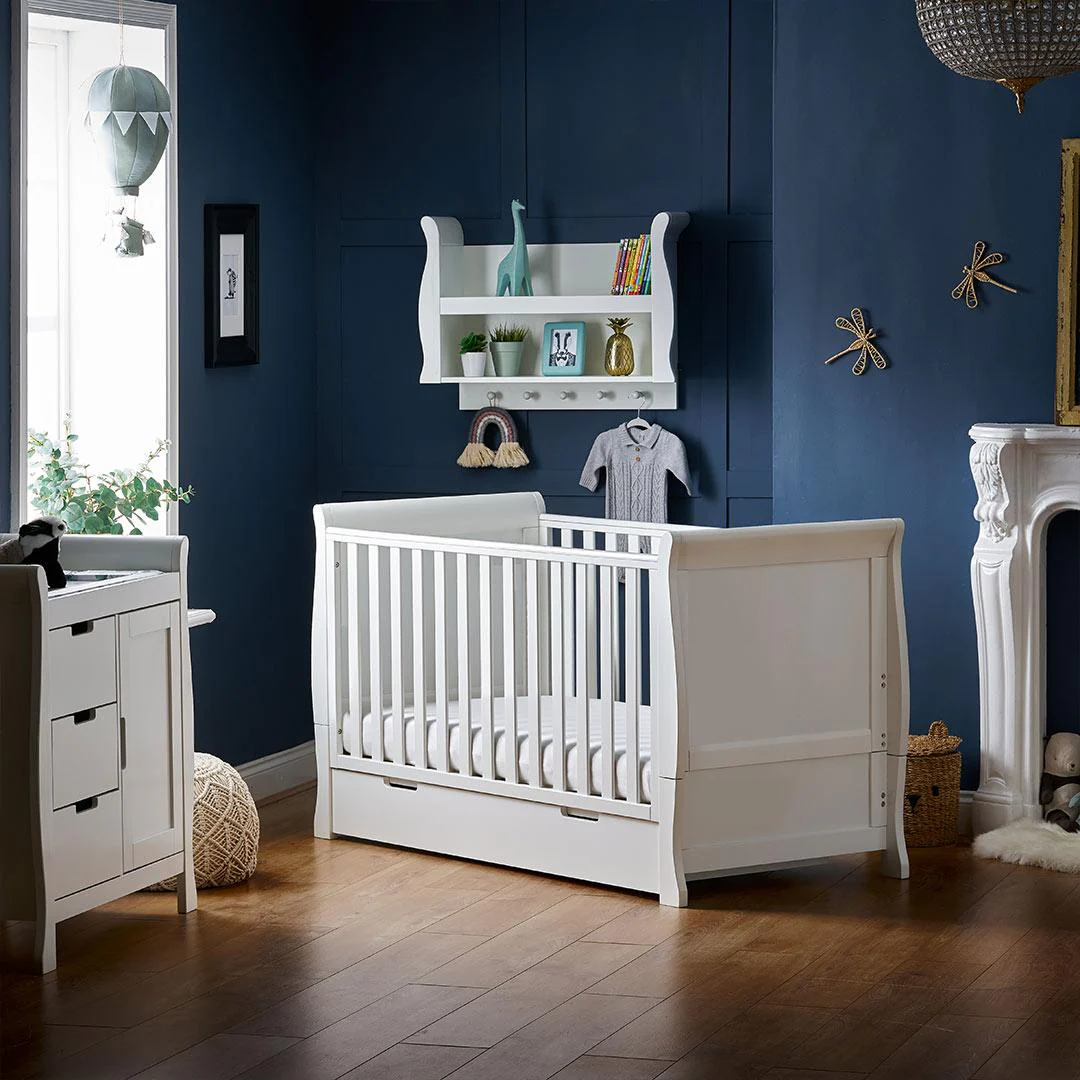 Obaby Stamford Space Saver Cot - White - Image 2