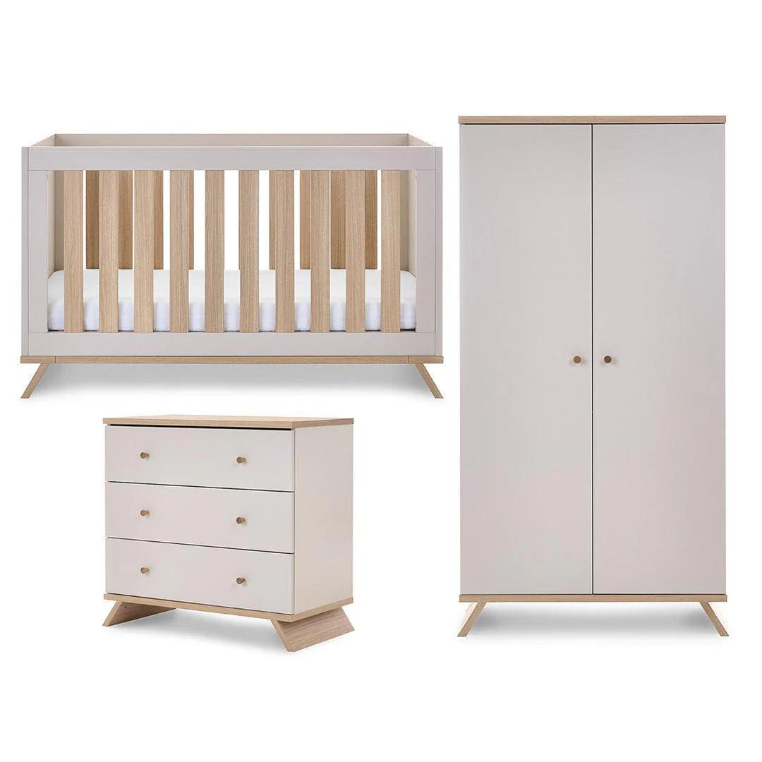 Obaby Thea 3 Piece Room Set - Latte