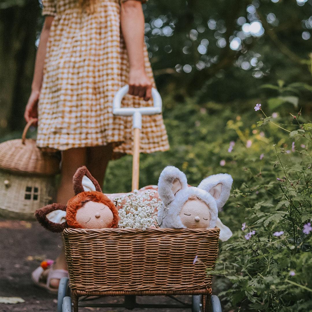 Olli Ella Cozy Dinkums Fox Doll - Finnley - Rust - Image 7