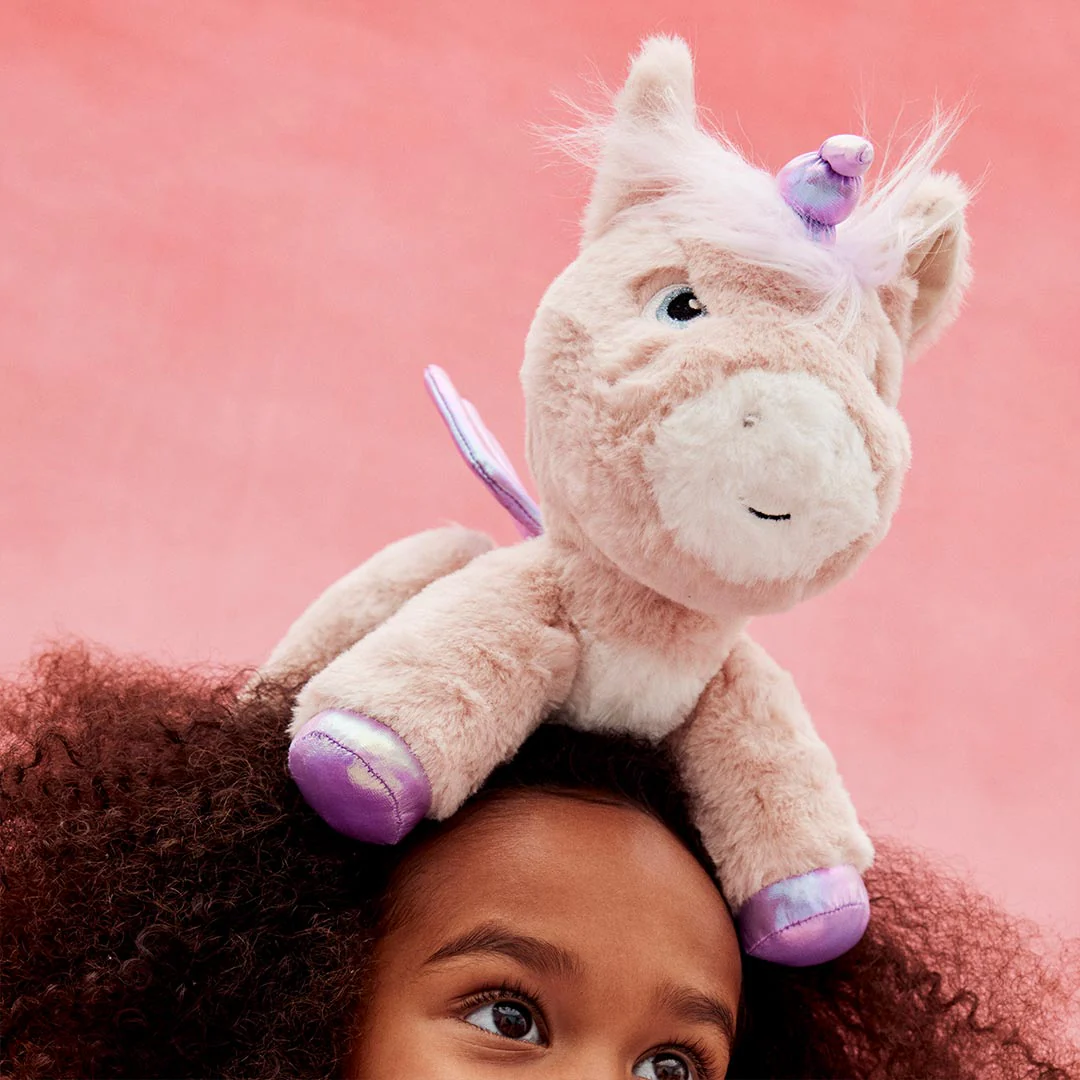 Olli Ella Dinkum Unicorn Shimmer - Pink - Image 2