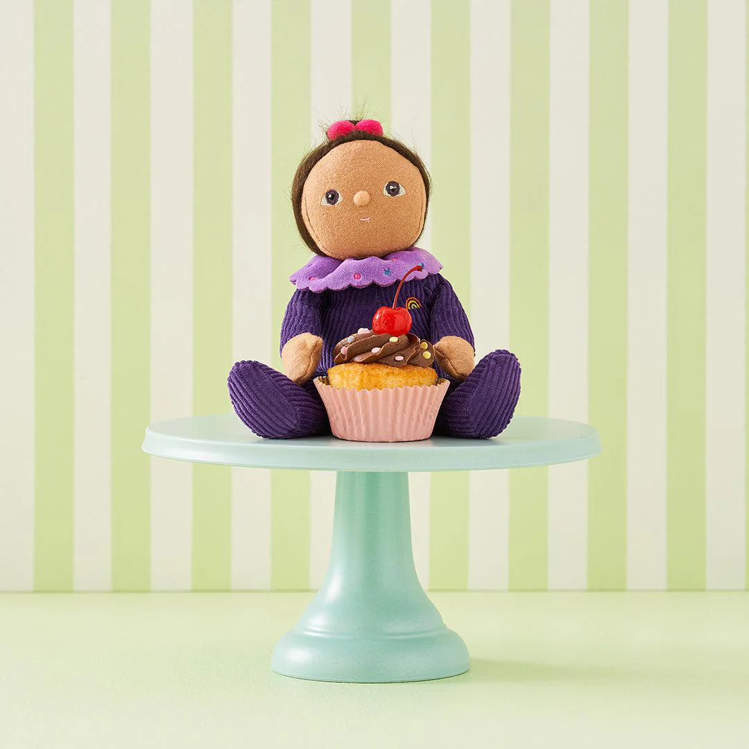 Olli Ella Dinky Dinkum Doll - Freya Fondant - Violet - Image 4