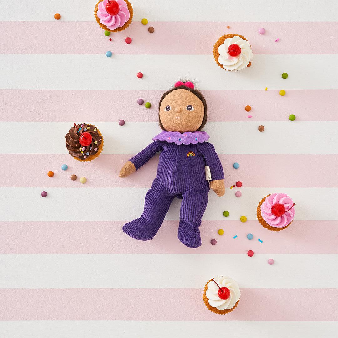 Olli Ella Dinky Dinkum Doll - Freya Fondant - Violet - Image 5