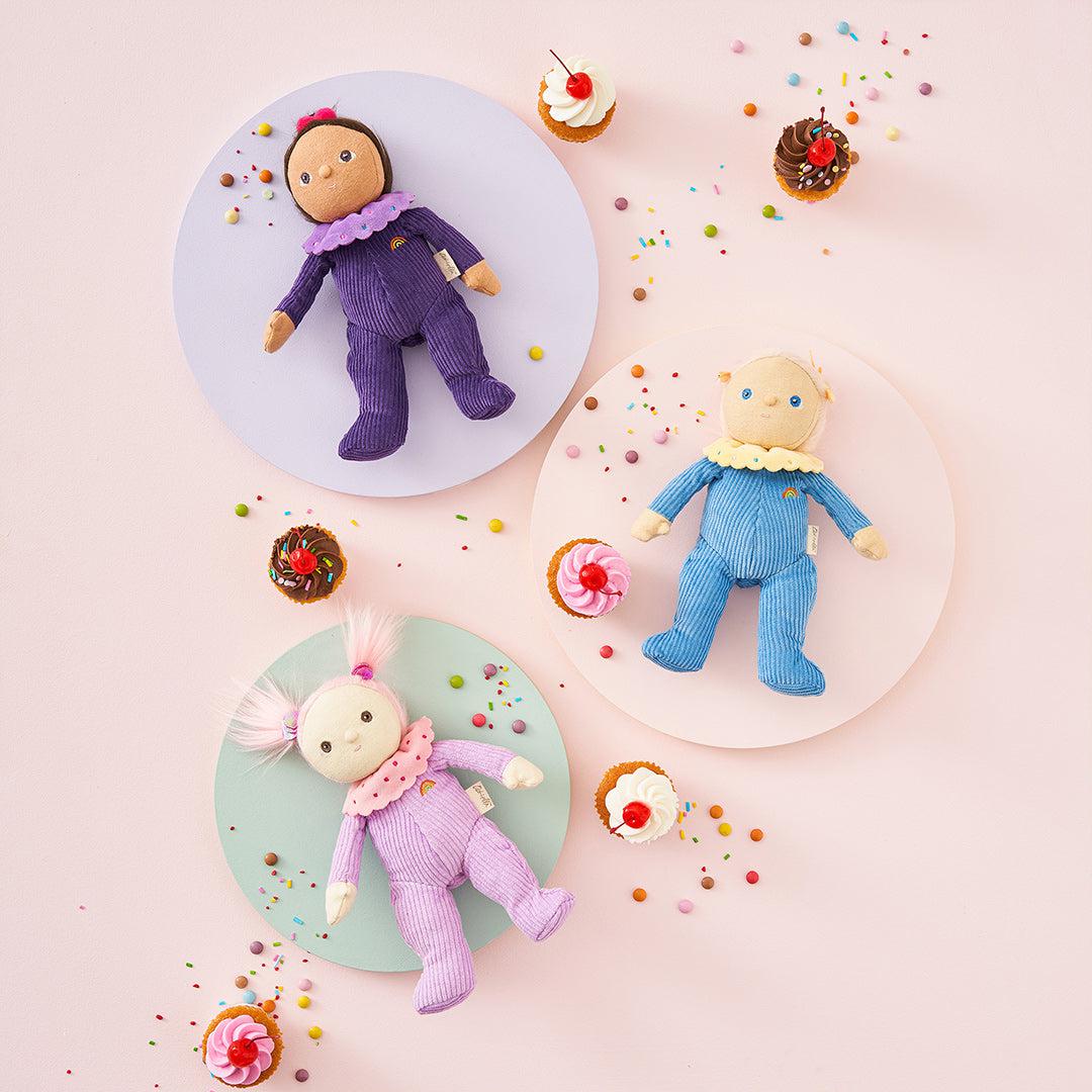Olli Ella Dinky Dinkum Doll - Freya Fondant - Violet - Image 7