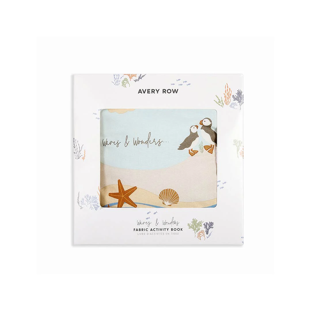Outlet - Avery Row Fabric Baby Book - Coastline - Image 10