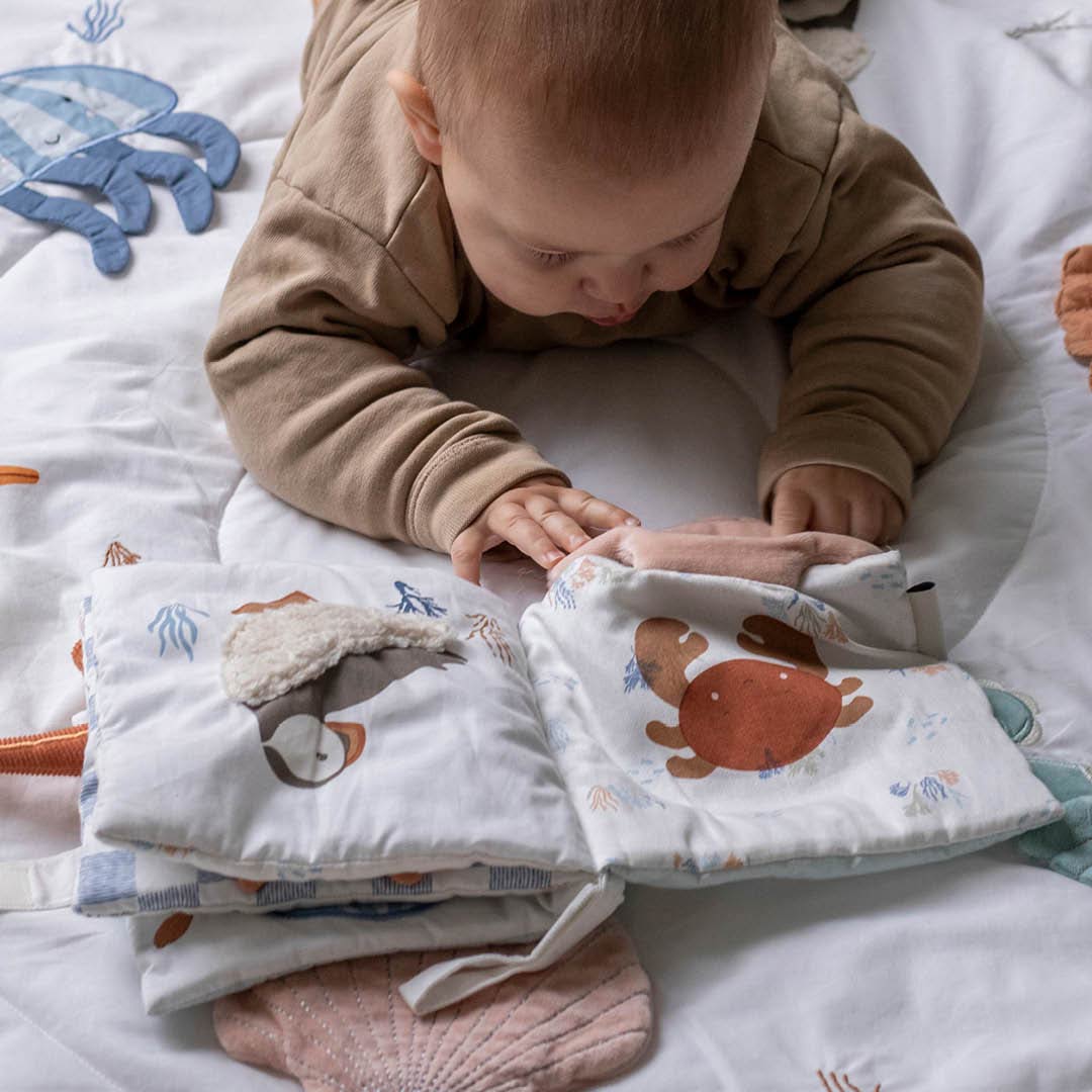 Outlet - Avery Row Fabric Baby Book - Coastline - Image 5