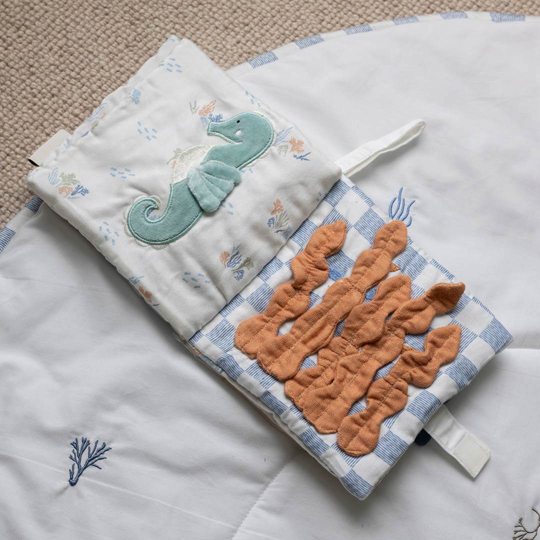 Outlet - Avery Row Fabric Baby Book - Coastline - Image 6