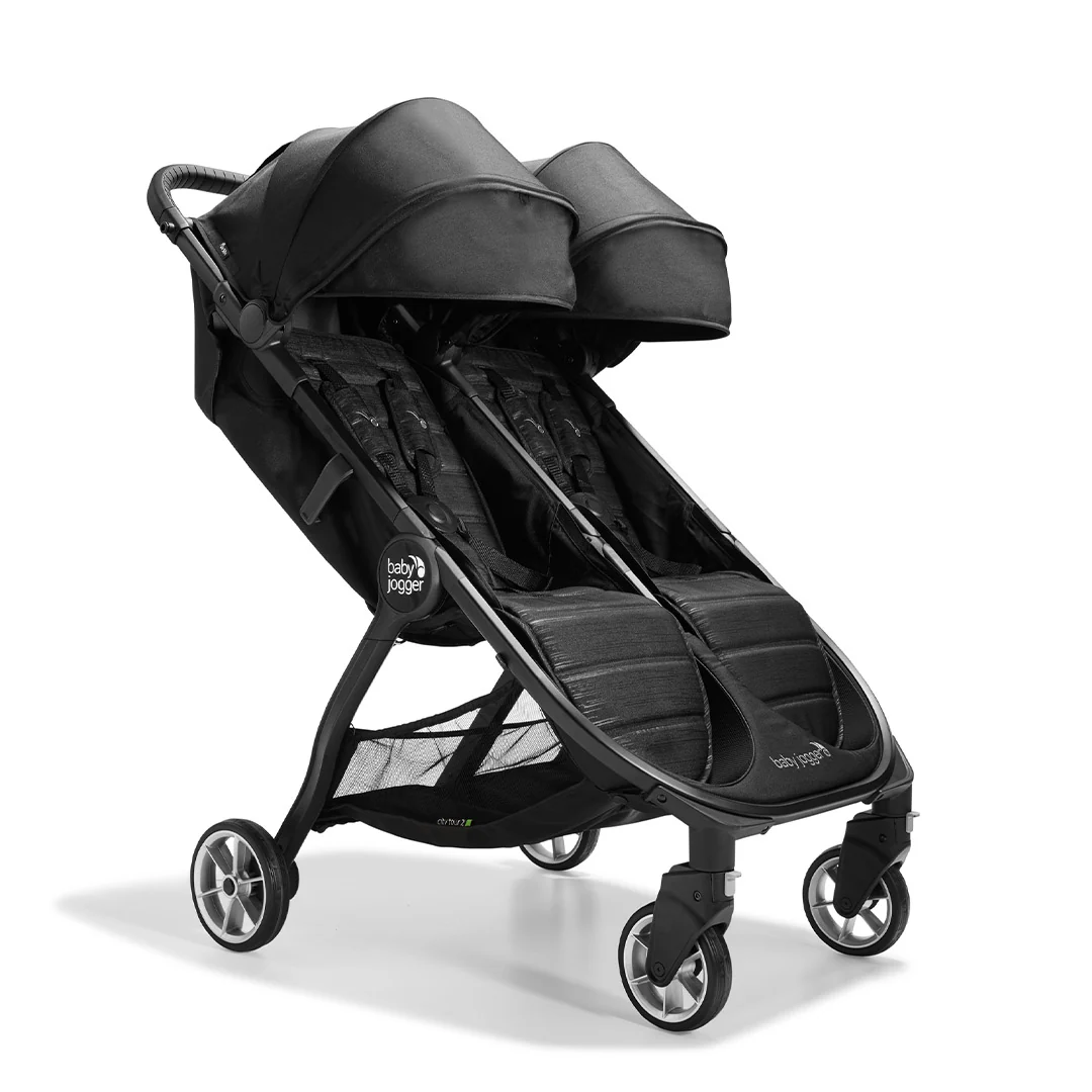 Outlet - Baby Jogger City Tour 2 Double Stroller - Pitch Black - Image 19