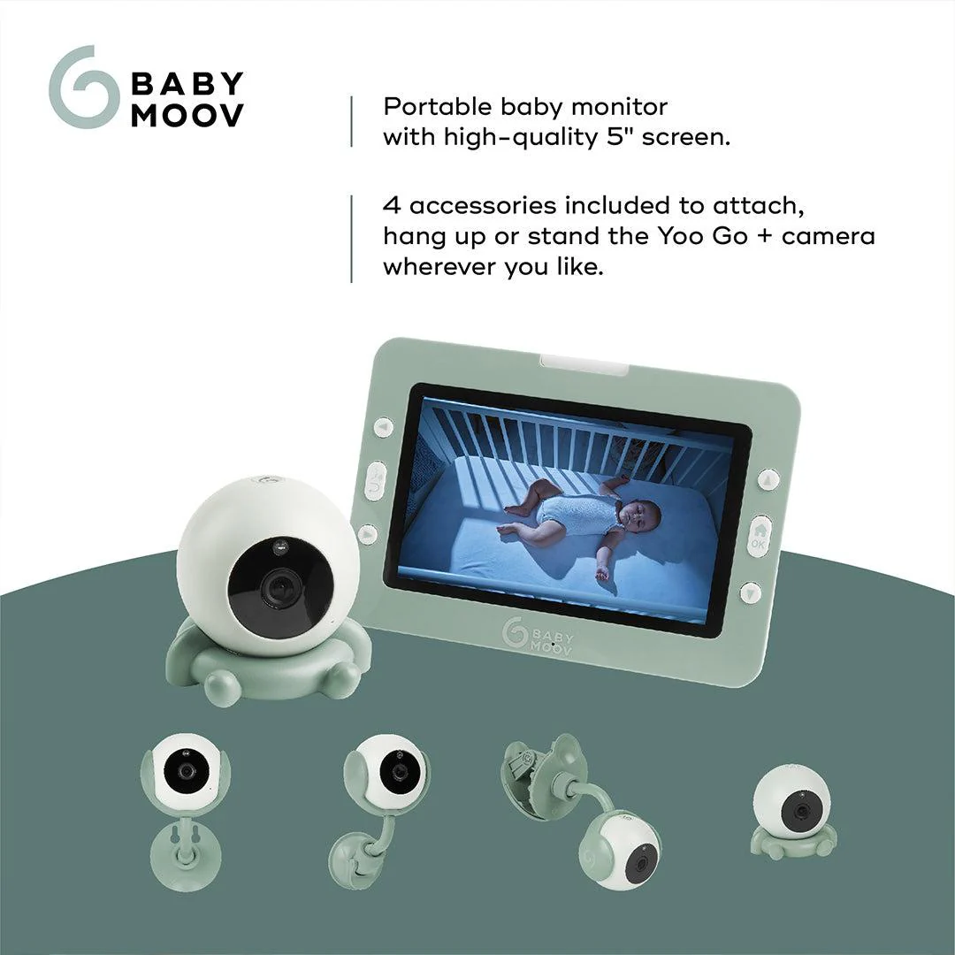 Outlet - babymoov YOO Go Plus 5" HD Video Monitor - Green - Image 8