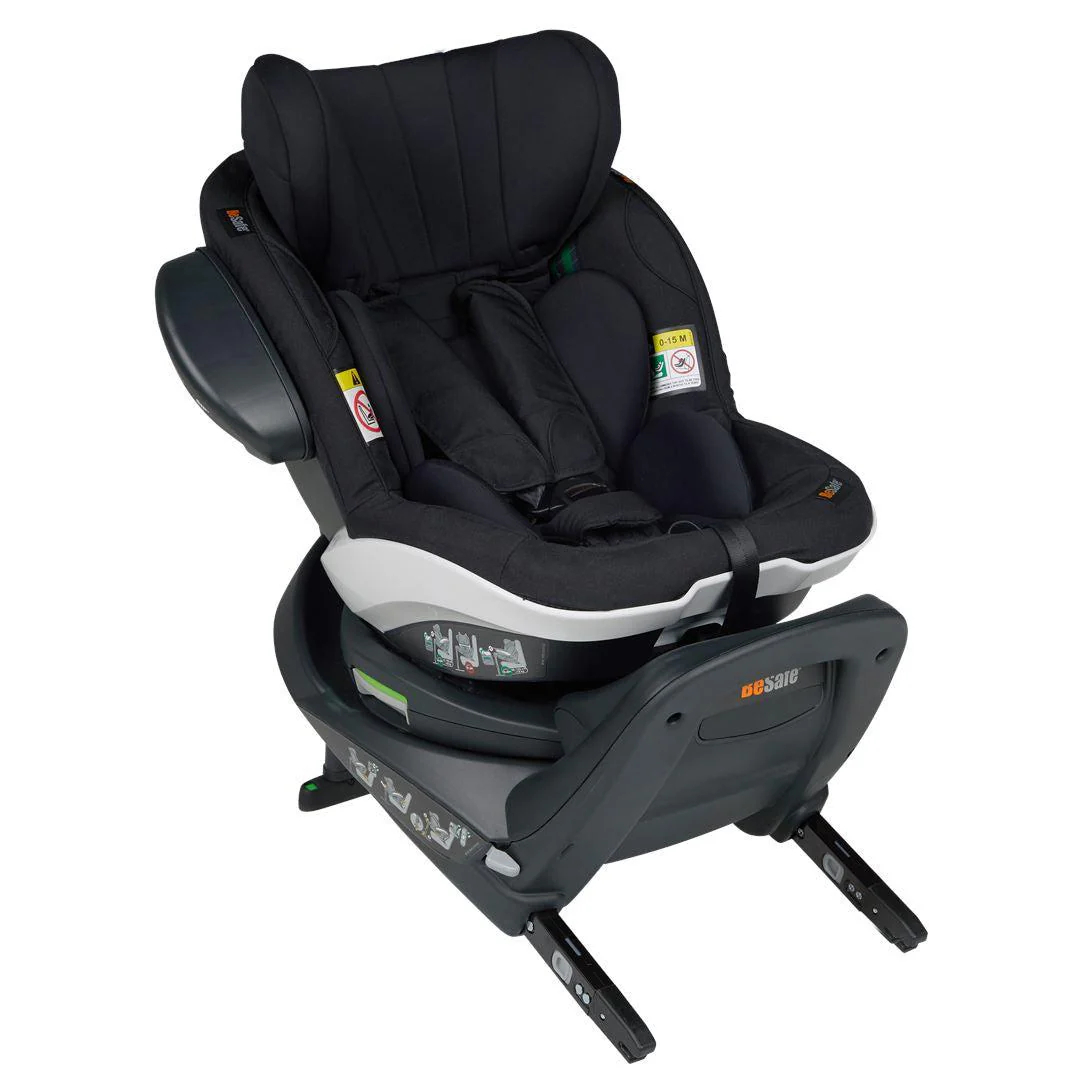 BeSafe iZi Turn i-Size Car Seat - Fresh Black Cab - Image 3
