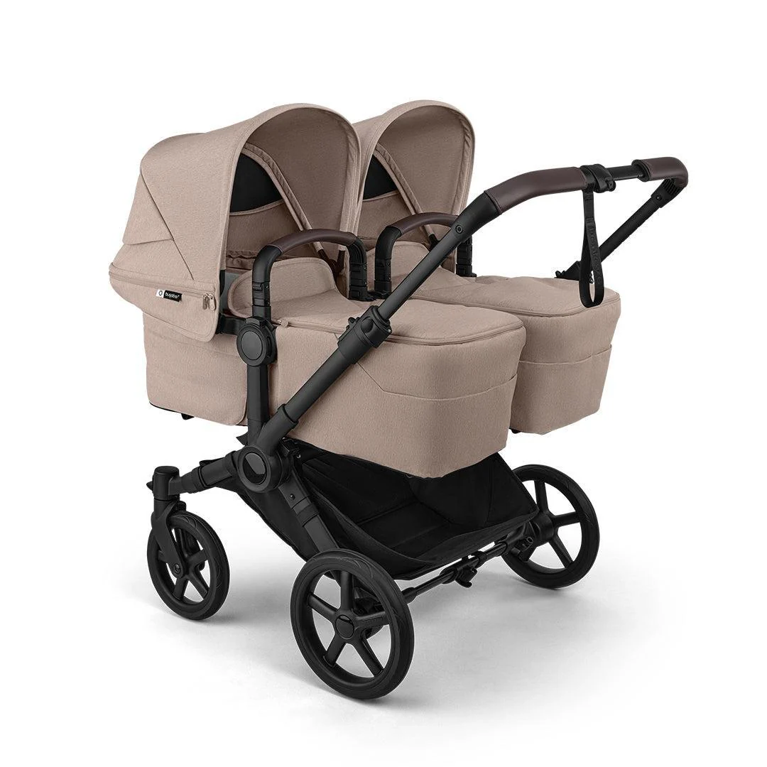 Bugaboo Donkey 6 Twin Carrycot Fabric Complete - Desert Taupe - Image 2