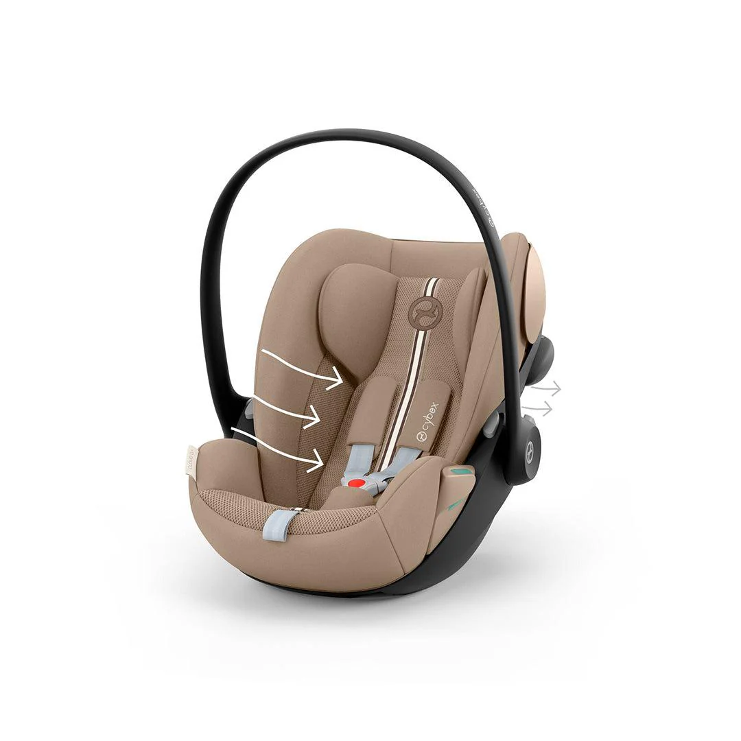 CYBEX Cloud G i-Size Plus Car Seat - Almond Beige - Image 7