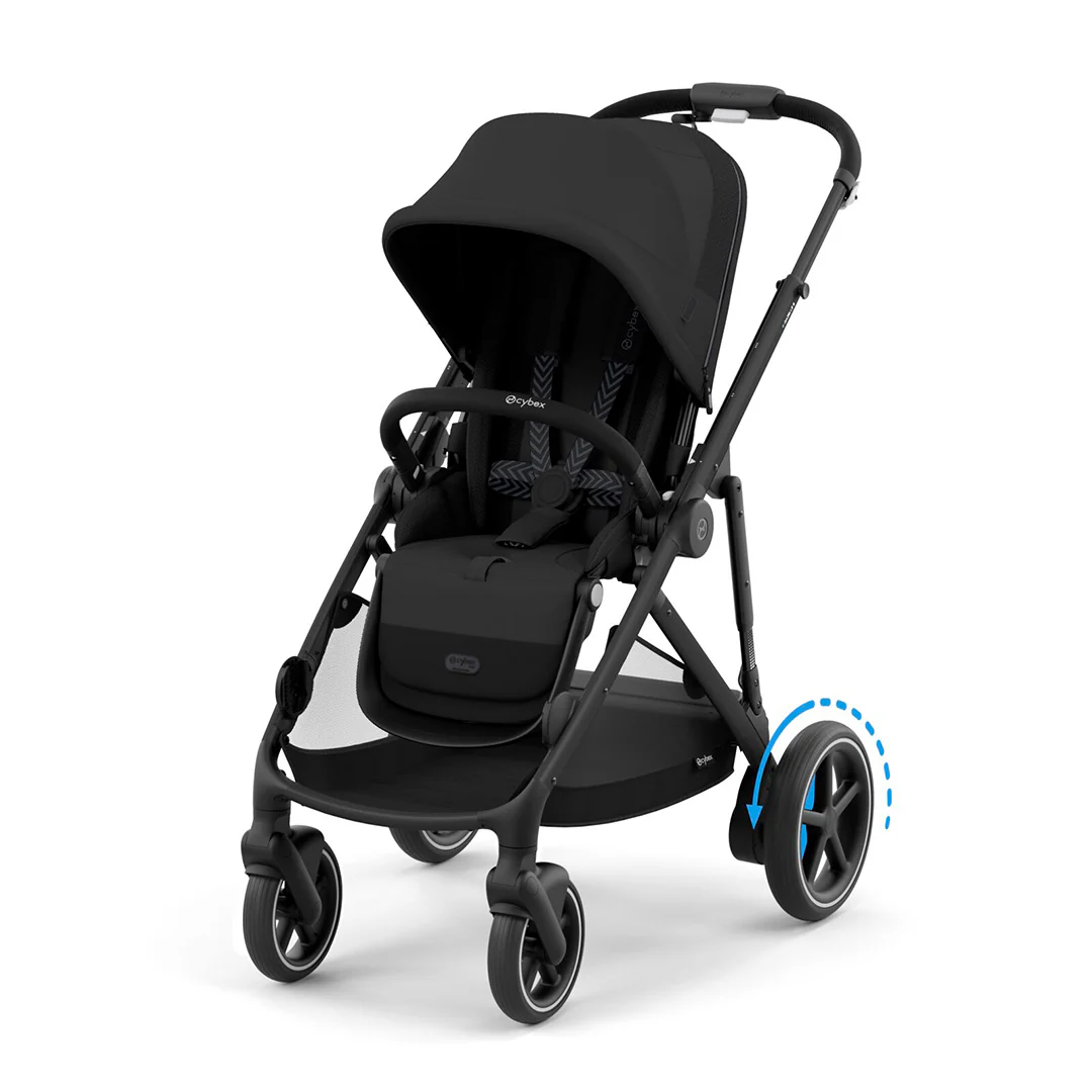 Outlet - CYBEX e-Gazelle S Pushchair - Moon Black