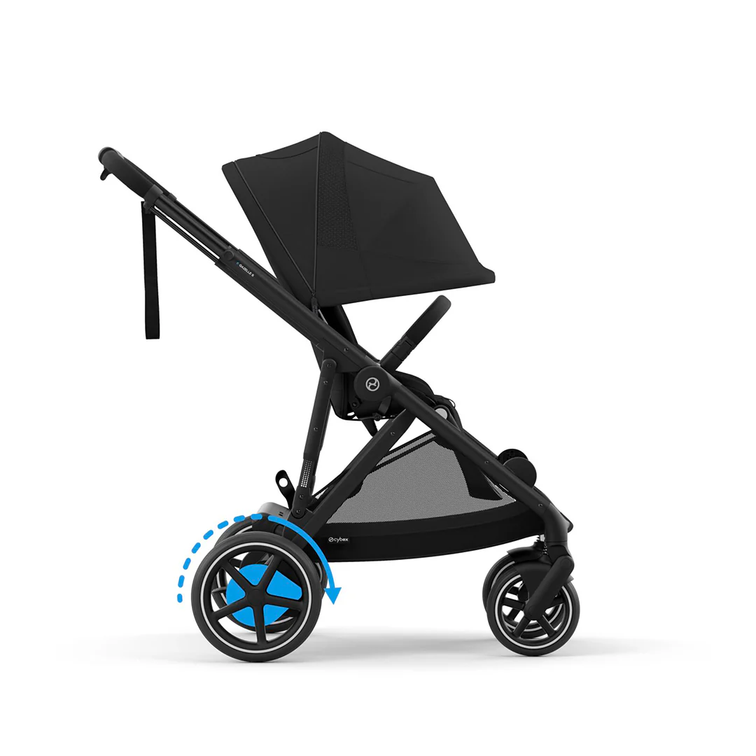 Outlet - CYBEX e-Gazelle S Pushchair - Moon Black - Image 8