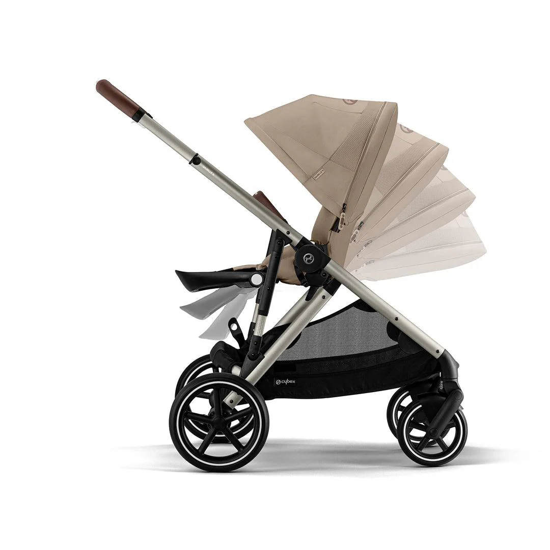 CYBEX Gazelle S Pushchair - Almond Beige - Taupe - Image 5