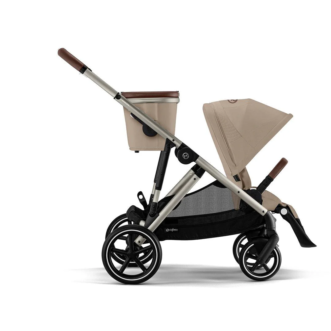 CYBEX Gazelle S Pushchair - Almond Beige - Taupe - Image 8