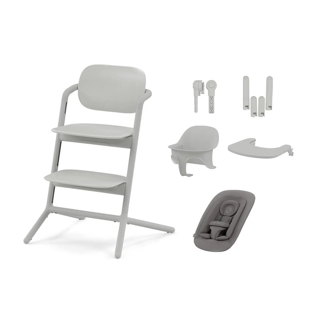Outlet - CYBEX LEMO 4-in-1 Highchair Set - Suede Grey - Image 4