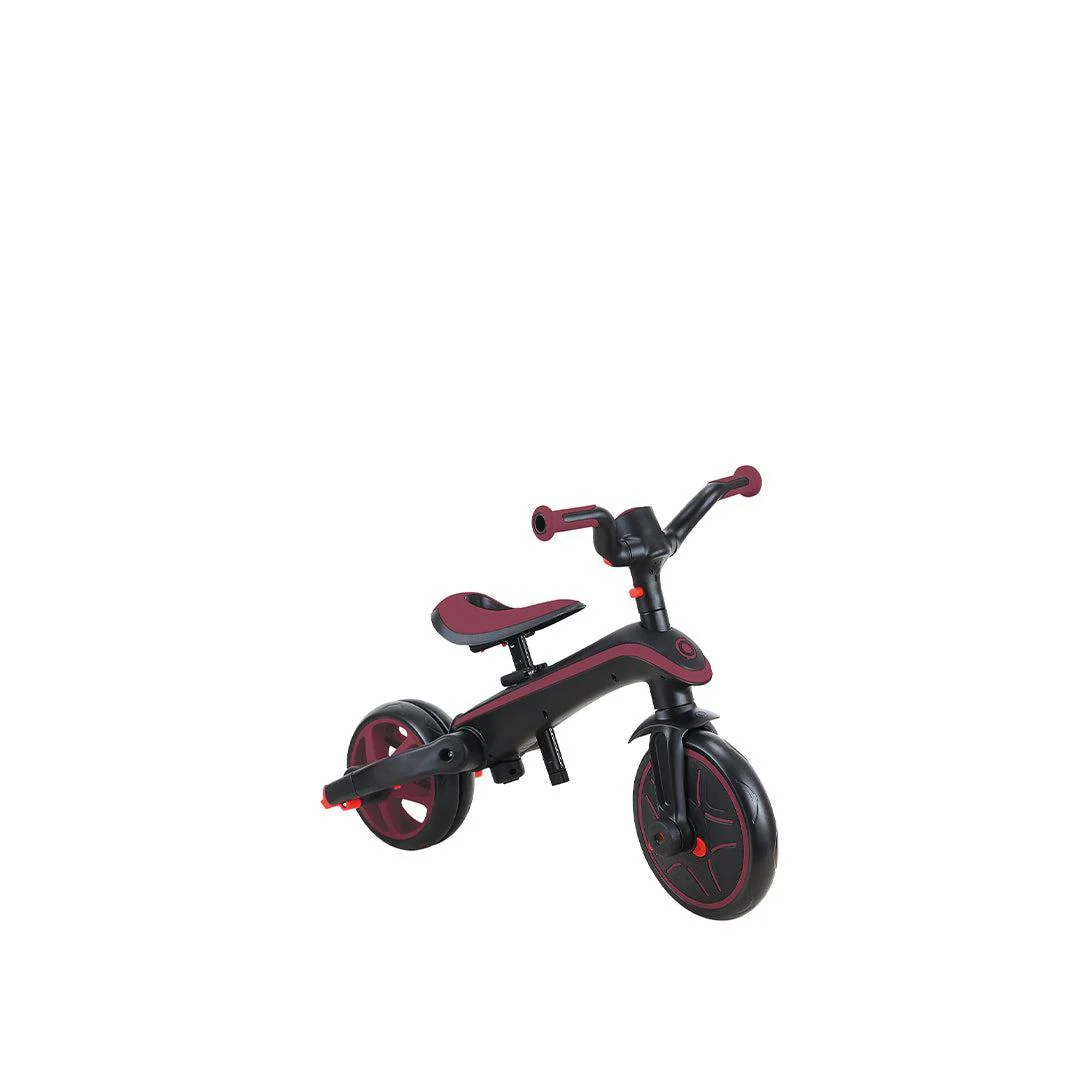 Outlet - Globber Explorer Trike Foldable 4 in 1 - Burgundy - Image 8