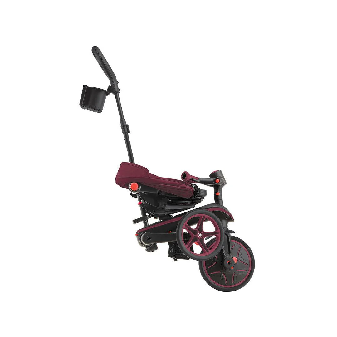 Outlet - Globber Explorer Trike Foldable 4 in 1 - Burgundy - Image 9