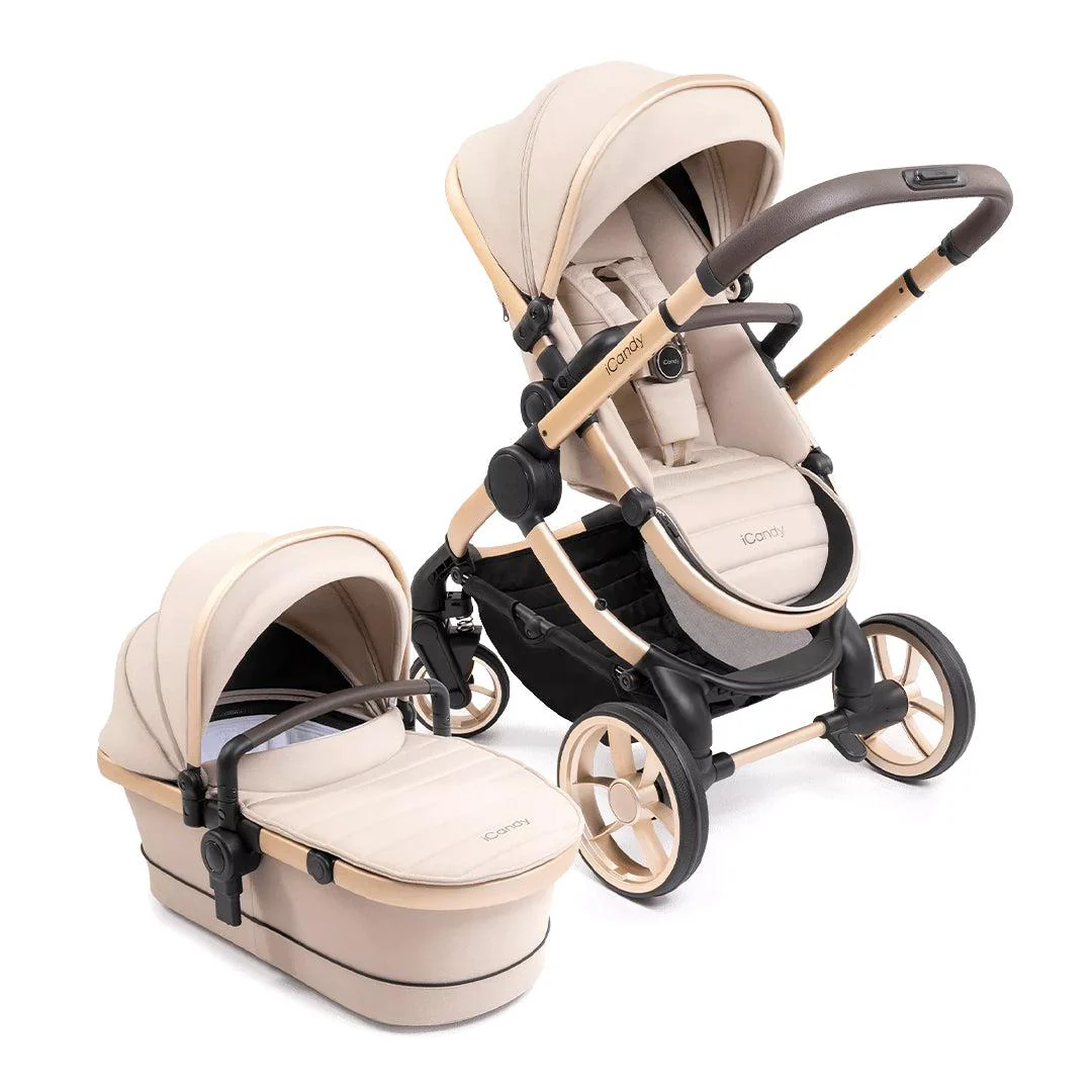 Outlet - iCandy Peach 7 EDITIONS Pushchair & Carrycot - Biscotti