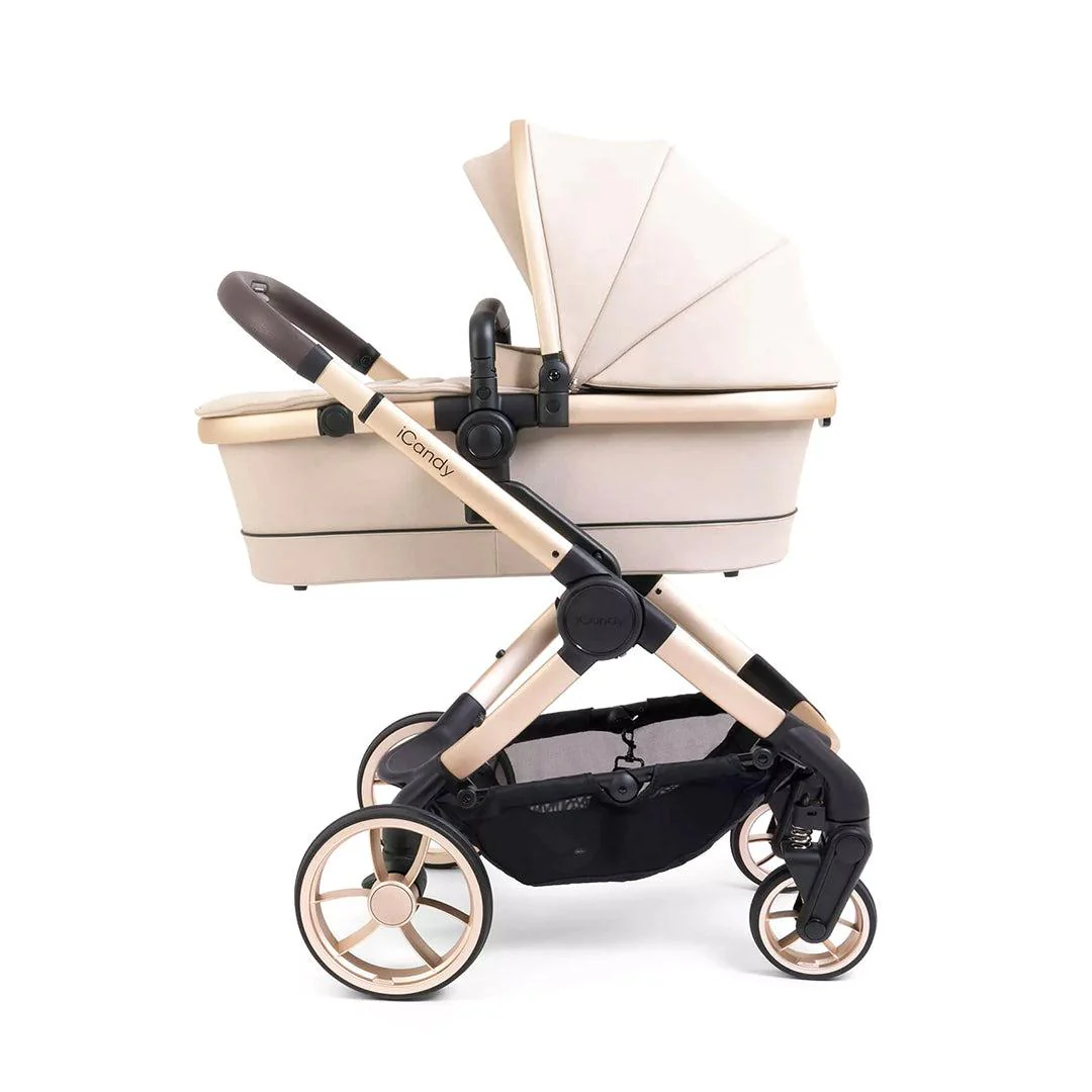 Outlet - iCandy Peach 7 EDITIONS Pushchair & Carrycot - Biscotti - Image 12