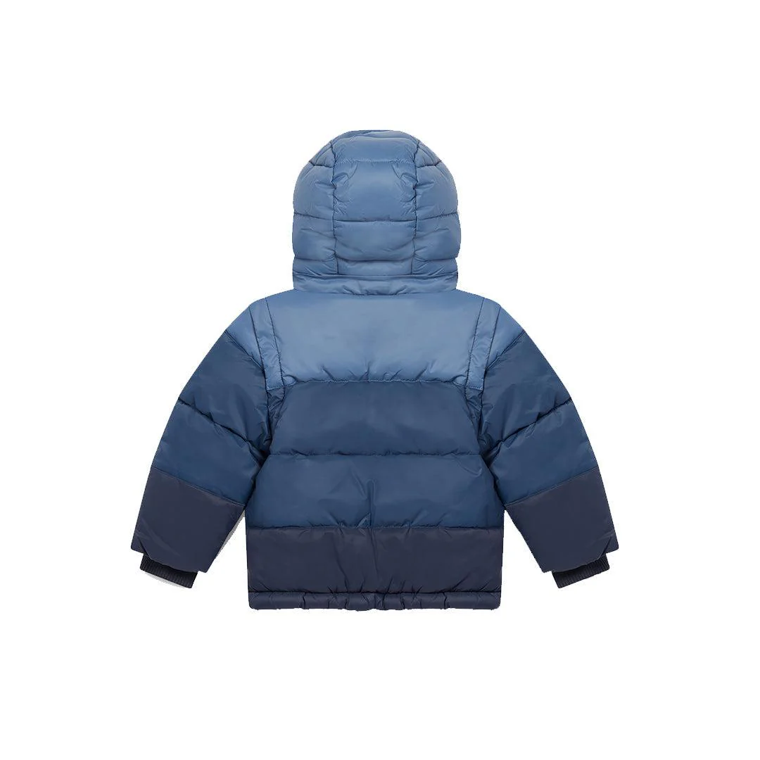 Outlet - MORI Recycled Waterproof Padded 3-in-1 Coat - Navy Ombre - Image 4
