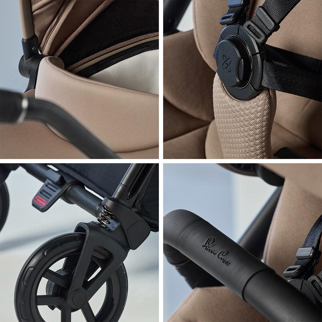 Outlet - Silver Cross Dune 2 Pushchair - Mocha - Image 9