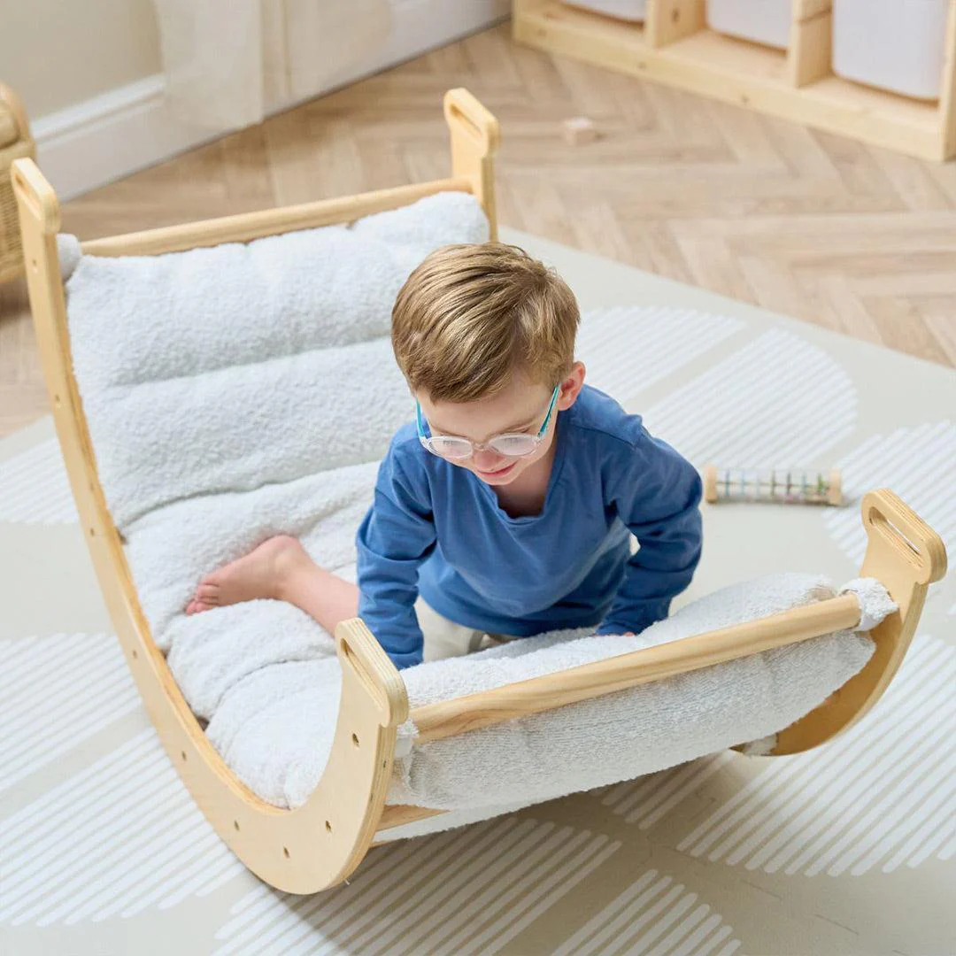 Outlet - Tutti Bambini Scala Montessori Pikler Rocking Frame Cushion - Natural - Image 5