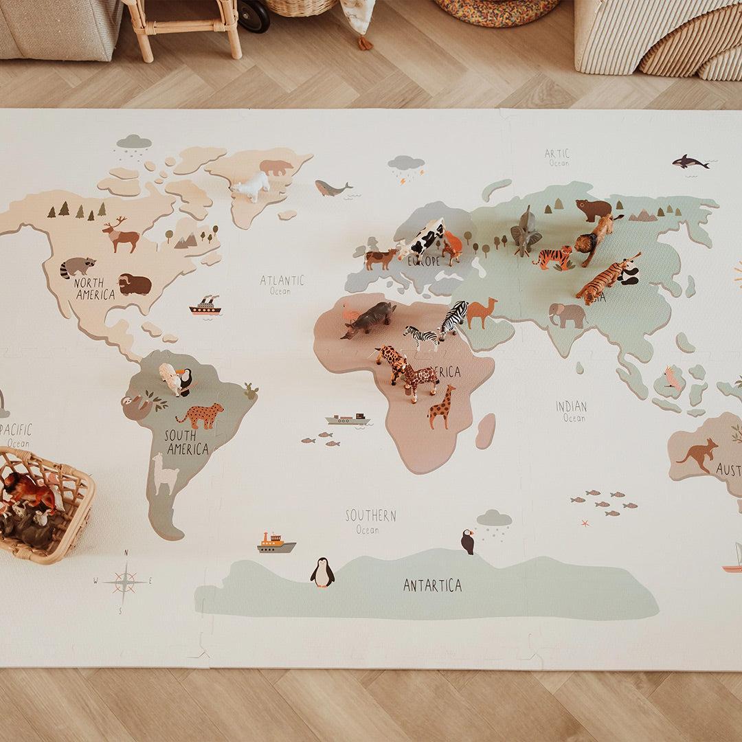 Play & Go Tiloo Puzzle Play Mat - World Map - Image 6