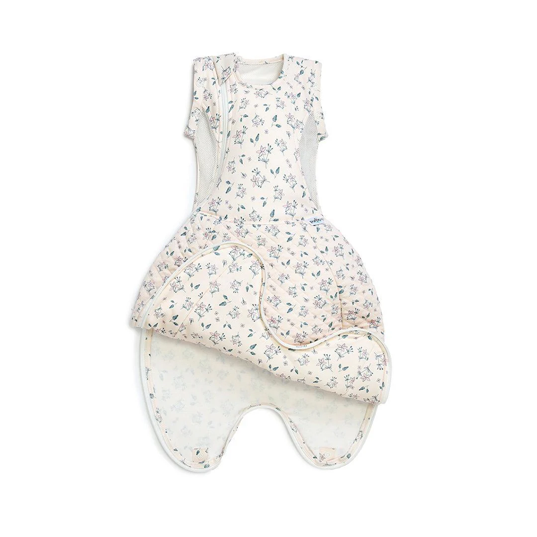 Purflo Swaddle to Sleep Bag 2.5 Tog 0-4m All Seasons - Daisy Dreams - Image 2