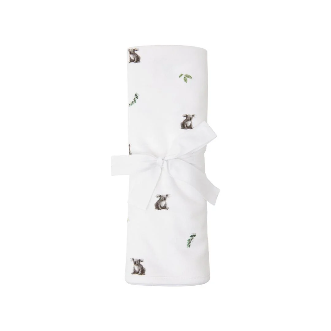 Rosa & Blue Baby Blanket - Koala